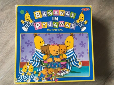 Bananas in pyjamas, brætspil, Bananer i pyjamas spil til de mindste. Pladen er limet sammen men elle