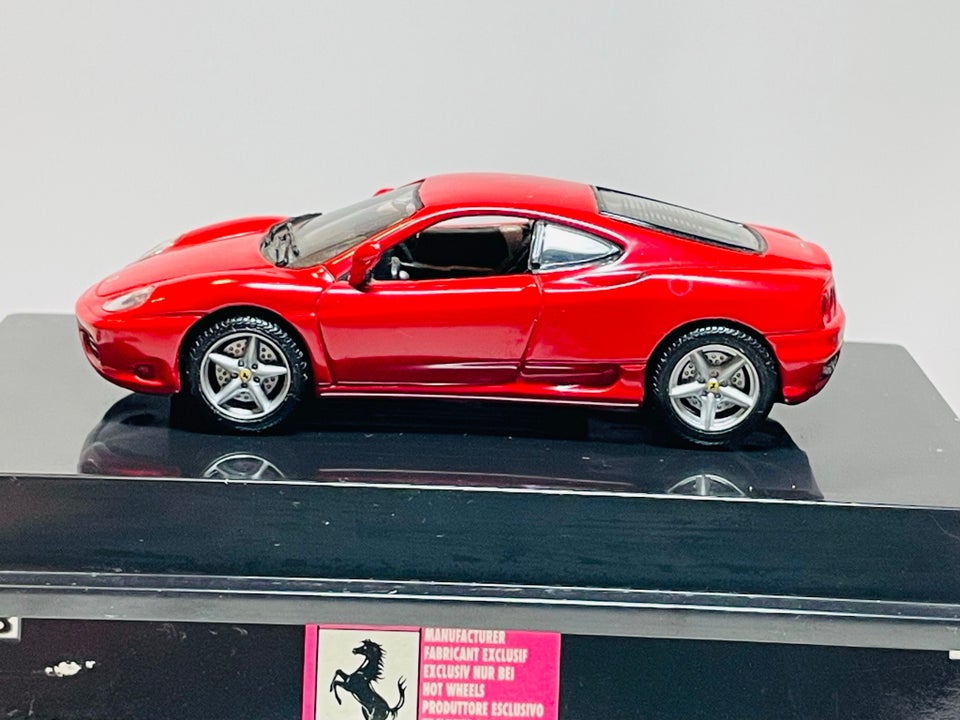 Modelbil, Hot Wheels Ferrari 360 Modena, skala 1:43