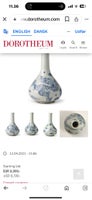 Vase Korea , Porcelæn, 150 år gl.