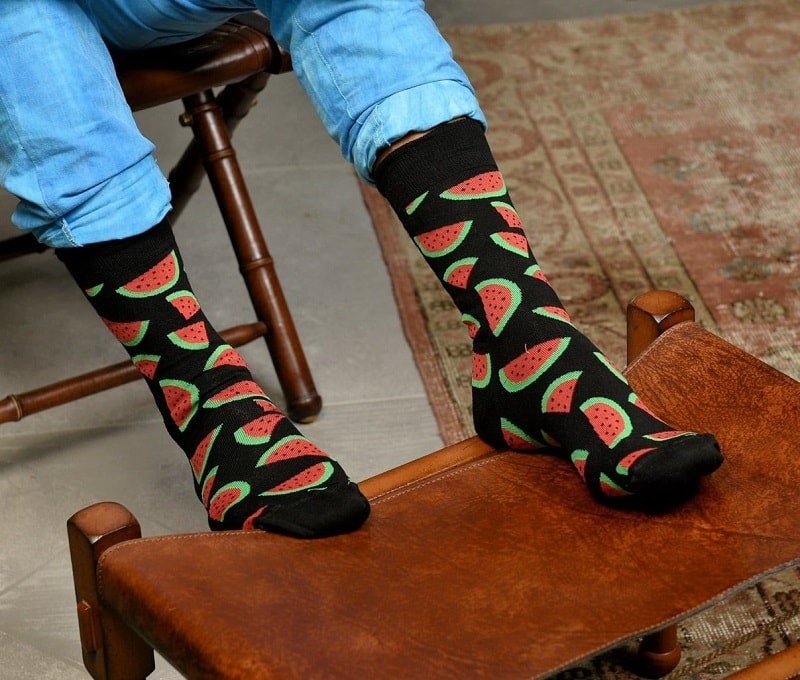 Strømper, 5 par sokker, Buddy Socks