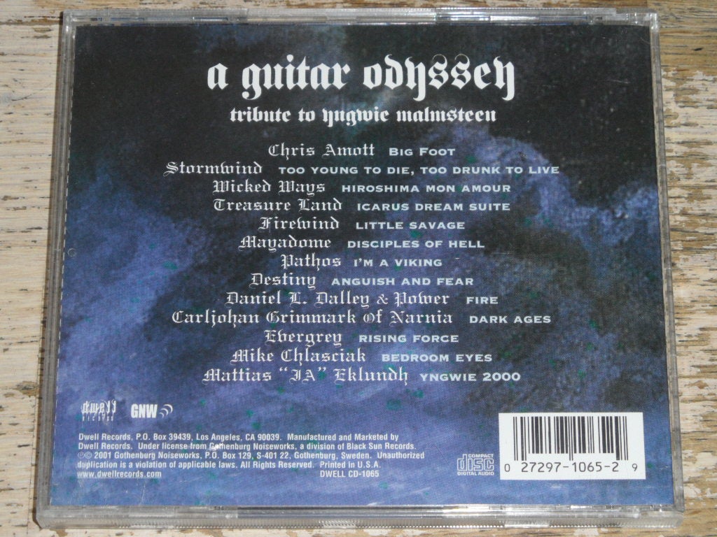 A GUITAR ODYSSEY (Various): Tribute To Yngwie Malmsteen,