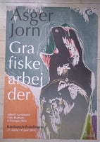 Udstillingsplakat, Asger Jorn, motiv: Abstrakt