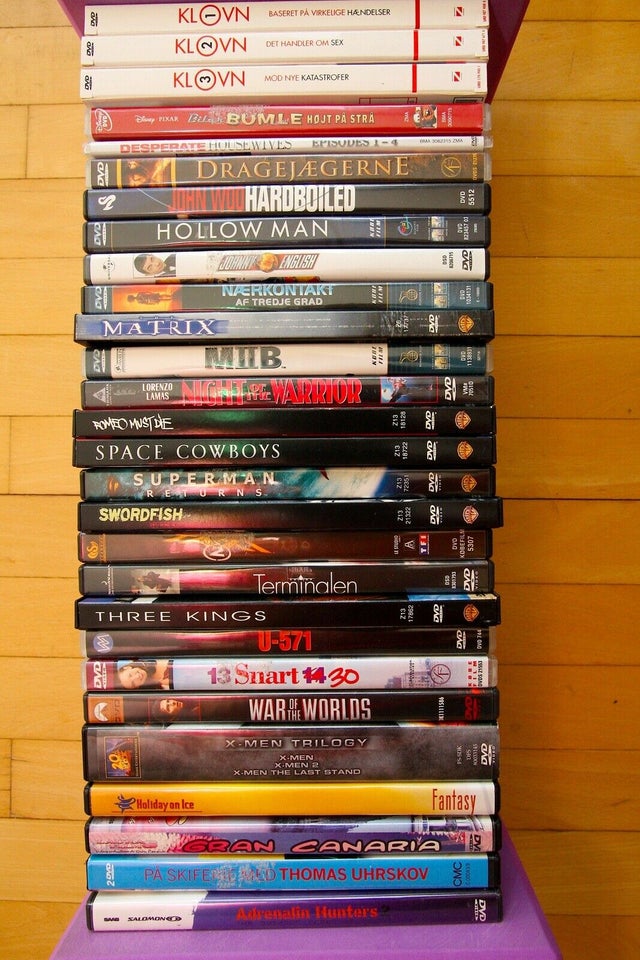 Køb/leje DVD film (3 for 50), DVD, andet