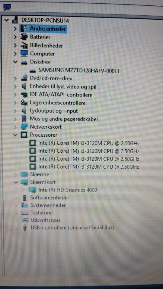 Dell Vostro, Intel Core i3- 3120@2.50GHz GHz, 8GB GB ram