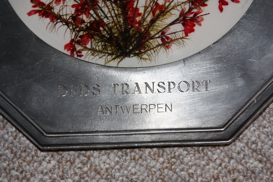 Billede tin ramme, DFDS transport Antwerpen, motiv:
