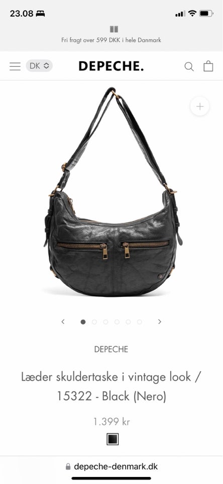 Crossbody, Depeche, læder