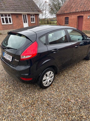 Ford Fiesta, 1,6 TDCi 95 ECO, Diesel, 2012, km 212864, sort, nysynet, aircondition, ABS, airbag, 5-d