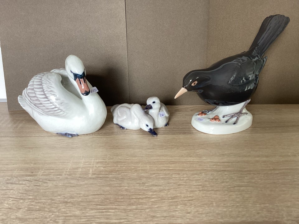 Fugle figurer i porcelæn, Kgl. og B&G