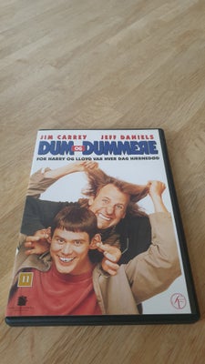 DUM Og DUMMERE, instruktør Peter Farrelly og Bobby Farrelly, DVD, komedie, Fra 1994. Med ekstra mate