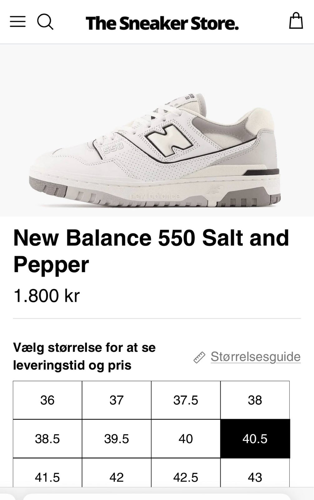 Sneakers, str. 40,5, New balance 550