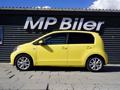 Seat Mii, 1,0 60 Style eco, Benzin, 2016, km 110000, gul, nysynet, 3-dørs, Seat Mii fra 2016.
1.reg 