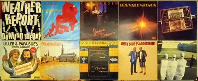 LP, Blandede, 69 LP plader, Andet, Pladesamling, 69 plader, de fleste i ok stand. Pop, rock funk, da