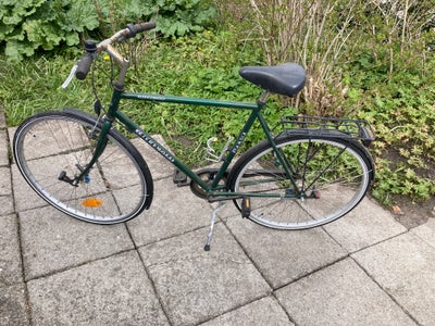Herrecykel,  Kildemoes Fanti Special, 56 cm stel, 3 gear, Grøn Kildemoes cykel med 3 gear. Lås monte