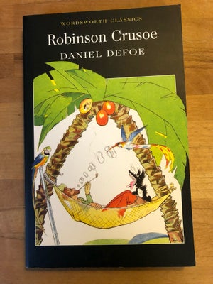 Robinson Crusoe, Daniel Defoe , genre: fantasy, Som ny, engelsk sprog