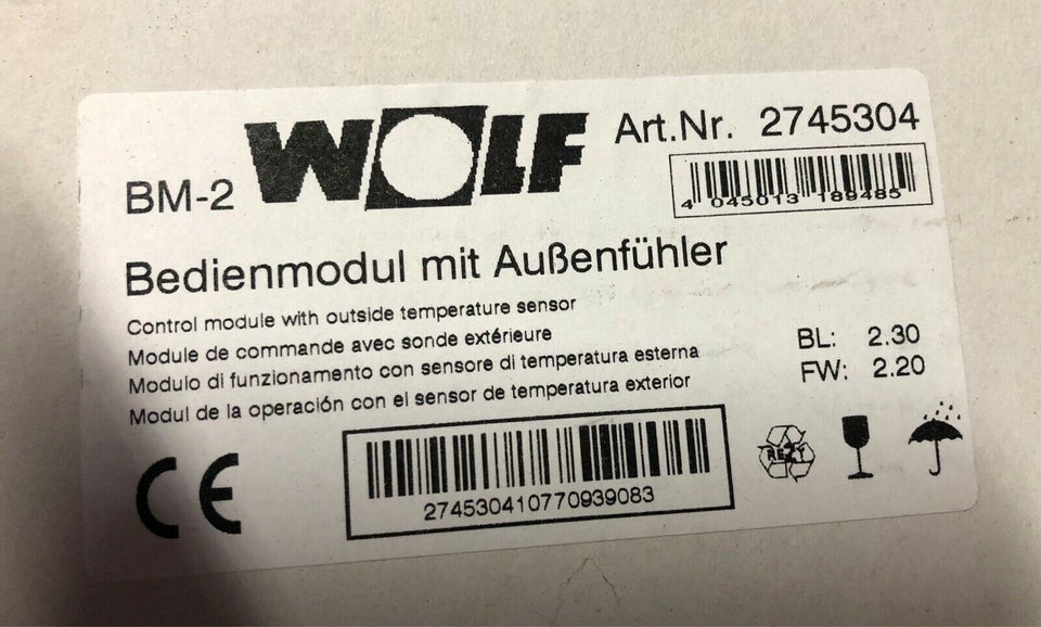 Kontrolmodul, Wolf