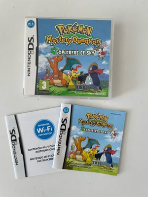 Pokemon: Mystery Dungeon, Nintendo DS, Sælger mine gamle Nintendo spil 

Testet og virker som det sk