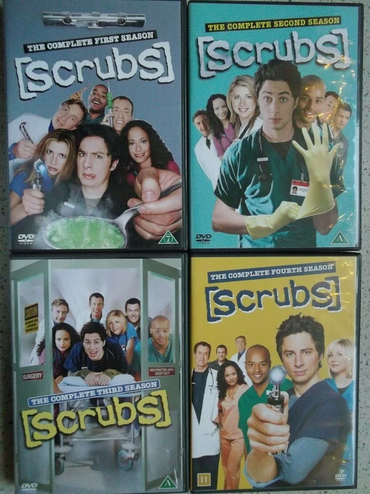 Scrubs, DVD, TV-serier