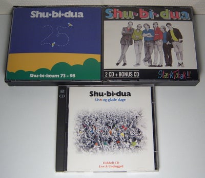 Shu-bi-dua: 3 Titler, rock, 

Gode CD-albums/Bokse med Shu-bi-dua.

01. Shu-bi-læum 73 - 98 (3CD bok