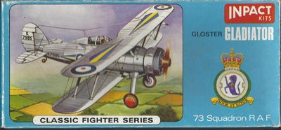 Byggesæt, HM-BYG-WWII-Fly-INPACT KITS Gloster Gladiator, #P201, skala 1:48, Byggesættet er nyt / usa