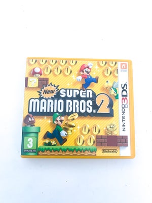 New Super Mario Bros 2, Nintendo 3DS, Komplet med manual

Kan sendes med:
DAO for 42 kr.
GLS for 44 