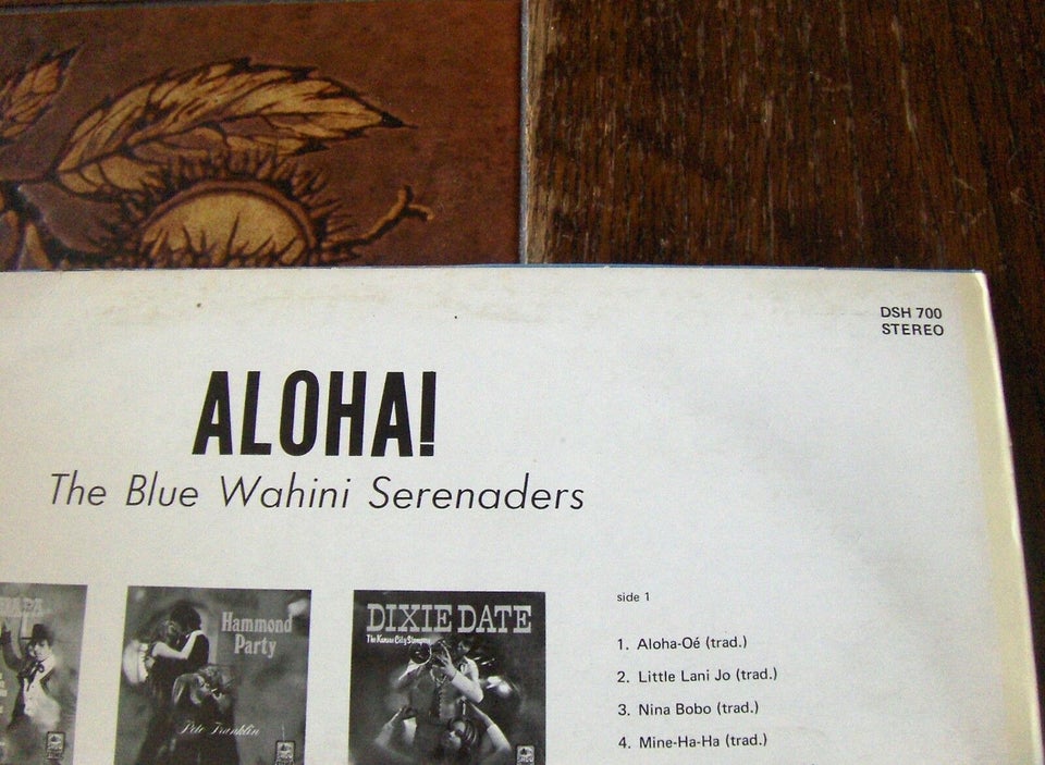 LP, THE BLUE WAHINI SERENADERS, ALOHA!
