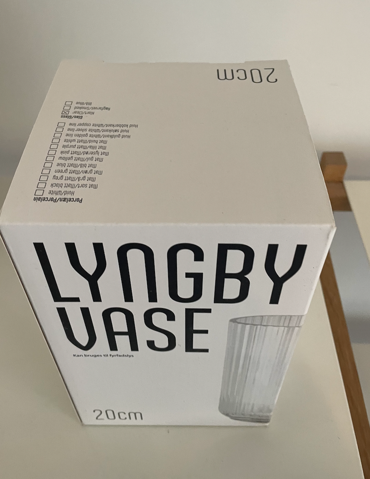 Glas, Vase, Lyngby