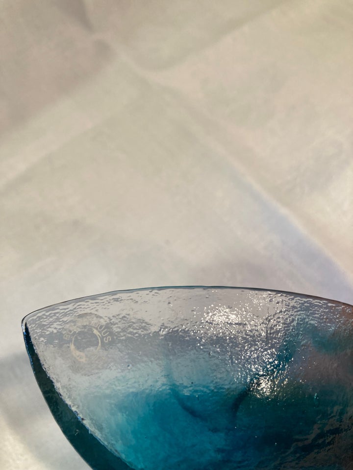 Glas Bådformet glasskål B&#252;low -