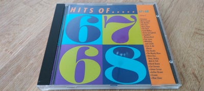 Diverse Kunstnere: Hits Of.....67 + 68 Volume 2, rock, /Pop/Pop Rock/Blues Rock/Ballader. Fra 1992.
