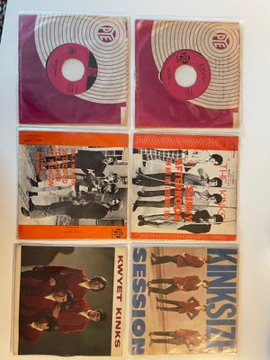 Single, KINKS, 2 EP´er pg 4 singler med Kinks. Alle i pæn stand. Prisen er samlet 400kr. Kan sendes,