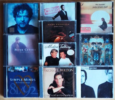 DIVERSE: 10 STK, pop, SÆLGES SAMLET FOR 30 KR.
01. SAVAGE GARDEN - 11 NR.
02. MICHAEL BOLTON - TIME,