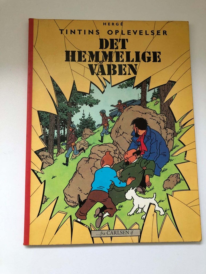 Tintins oplevelser, Tegneserie
