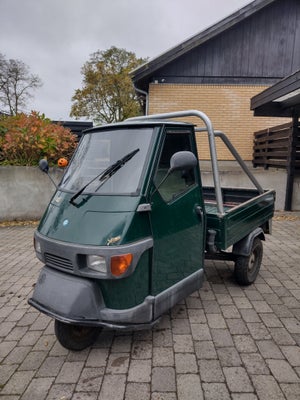 Piaggio APE 50 Cross, 2001, 5685 km, Mørkegrøn, Køre og starter og bremser som den skal. en ejer fra