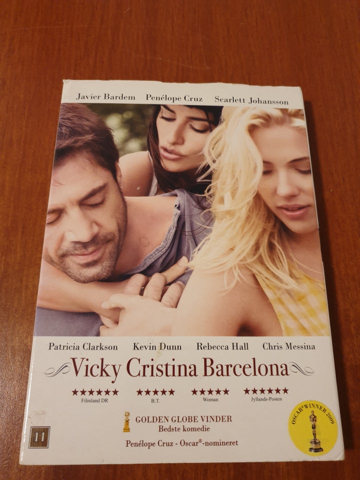 Vicky Christina Barcelona, instruktør Woody Allen, DVD