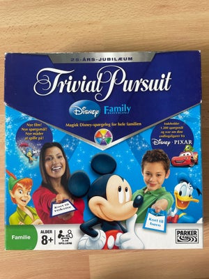 Trivial Pursuit Disney - family edition, Familiespil, brætspil, Sjovt og velholdt spil. Har alle del