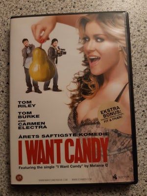 I want candy, DVD, komedie, Komedie fra 2007
Med bla Carmen Electra
Original og yderst velholdt dvd 