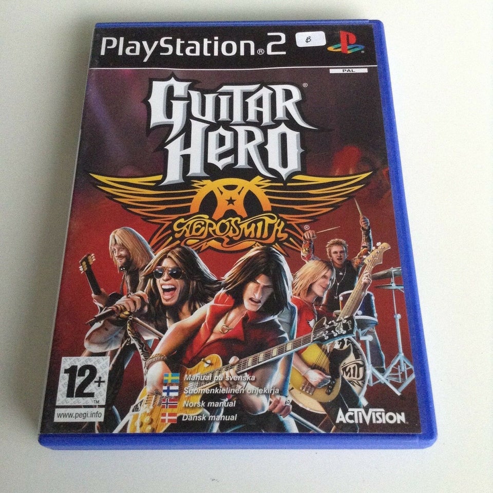 Guitar Hero Aerosmith, PS2, simulation