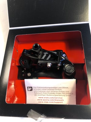 Bagskifter, SRAM GX 11 speed lang arm. NY., Ny SRAM GX 11 speed bagskifter, lang arm.
Har aldrig vær