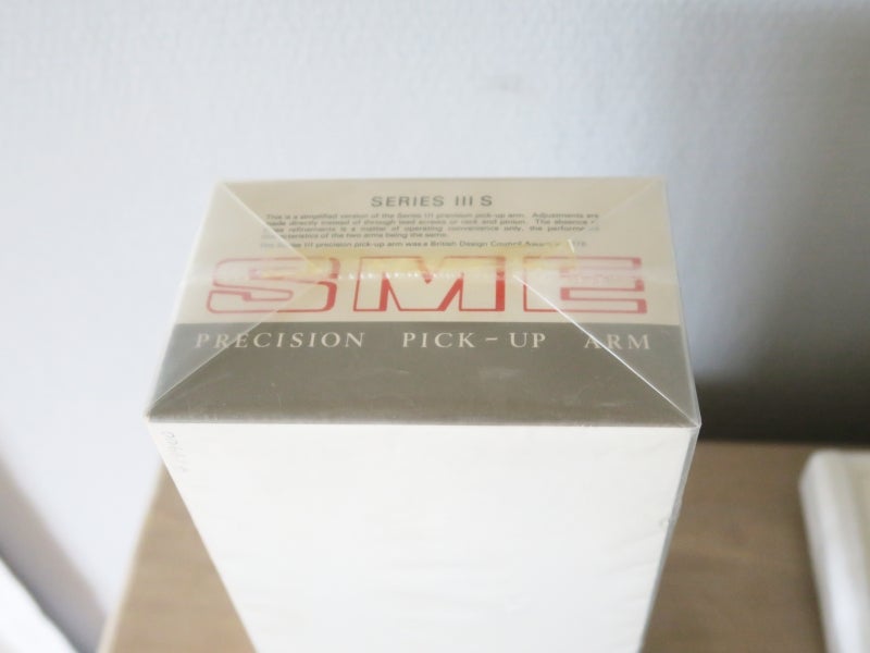 Tonearm, SME III/s i plomberet emballage (NOS), Perfekt