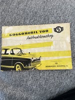 Instruktionsbog, Gogomobil 700