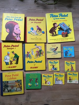 Peter pedal, Margret og H.A.Rey, Bøger om Peter pedal 