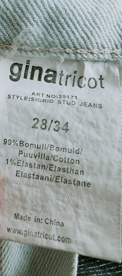 Jeans, Gina Tricot Perfect jeans , str. 28