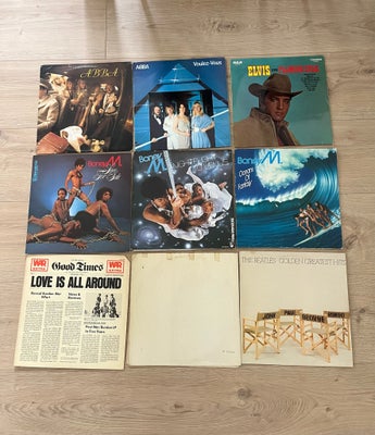 LP, Diverse, Stor LP samling 82 stk, Stor samling LP plader / Vinyl , diverse kunstnere, Gasolin, st