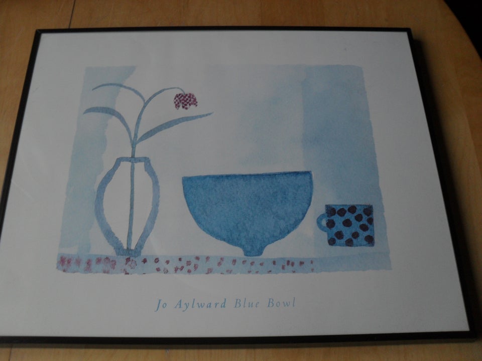 Plakat, Jo Aylward, motiv: Blue Bowl