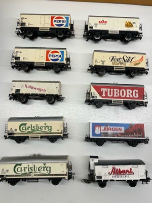 Modeltog, Märklin, Märklin toge. 

300 kr. pr. stk. 

Originale æsker haves ikke. 