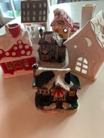 Fyrfadsstage, Jule-lys huse-6 stk; køb alle/samlet for: