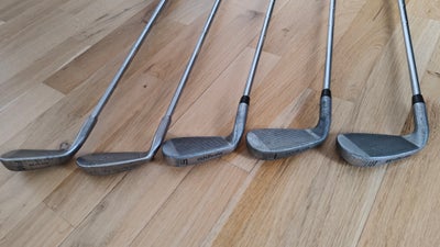 Herre golfsæt, Wilson, Mizuno, 6 to PW used irons.
For men, regular, right-hand.