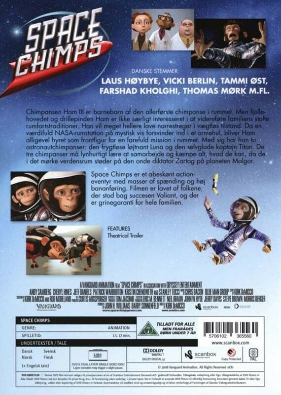 Space chimps, instruktør Kirk De Micco, DVD