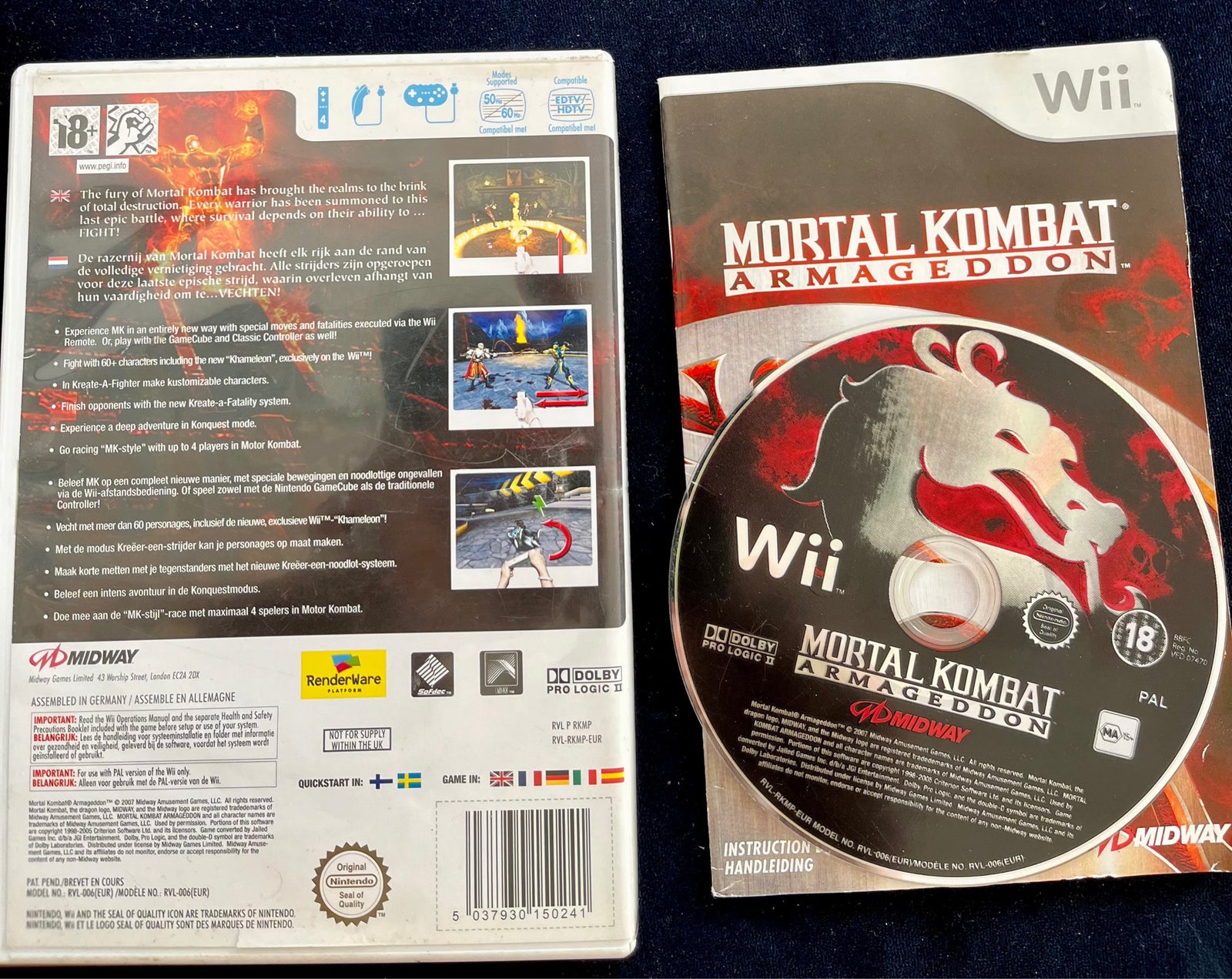 Mortal kombat Armageddon, Nintendo Wii, action –  – Køb og