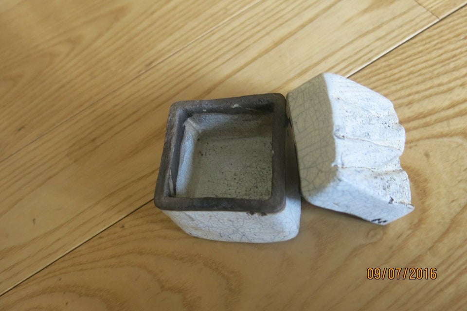 lågskrin, raku/keramik