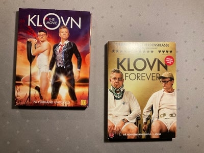 Klovn film, DVD, komedie, DVD Klovn The movie 35 kr. DVD Klovn forever 50 kr. Pris for begge 75 kr. 